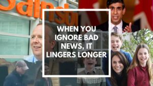 When you ignore bad news, it lingers longer By Roz Morris, Managing Director, TV News London Ltd