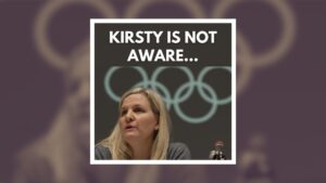 kirsty is not aware...