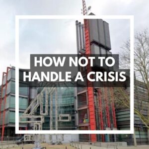 How not to handle a crisis