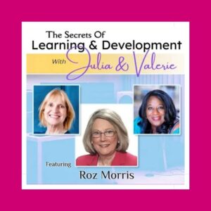 Roz Morris featured on The Secrets of Learning & Development Podcast